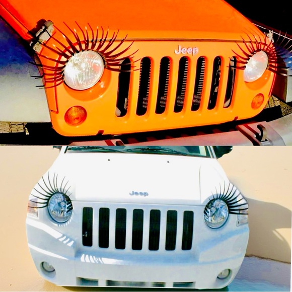 👀“Black CAR Eyelashes” for Your Car, Truck, SUV, Jeep Motorcycle … - Picture 7 of 16